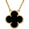 ヴァンクリーフアーペル Van Cleef & Arpels ヴィンテージ アルハンブラ ペンダント VCARA45800 ブラック×イエローゴールド K18YG オニキス ネックレス Au750 18K 黒 オニキス