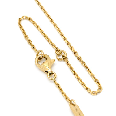 ヴァンクリーフアーペル Van Cleef & Arpels ヴィンテージ アルハンブラ ペンダント VCARA45800 ブラック×イエローゴールド K18YG オニキス ネックレス Au750 18K 黒 オニキス
