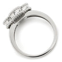 ヴァンクリーフアーペル Van Cleef & Arpels ヴィンテージ アルハンブラ VCARP9XI00 ホワイトゴールド K18WG #57 リング 指輪 ギヨシェ 750WG 16.5号
