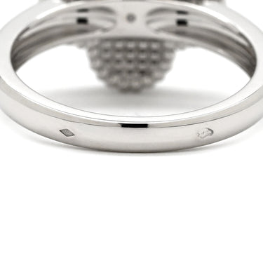 ヴァンクリーフアーペル Van Cleef & Arpels ヴィンテージ アルハンブラ VCARP9XI00 ホワイトゴールド K18WG #57 リング 指輪 ギヨシェ 750WG 16.5号
