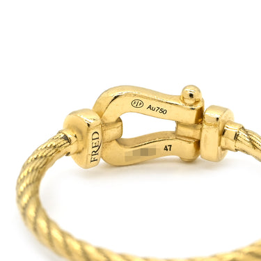 フレッド FRED フォース10 スモールモデル リング 4B0966 イエローゴールド K18YG ダイヤモンド #47(JP7) リング 指輪 FRED ダイヤ Au750 18K YG 4号