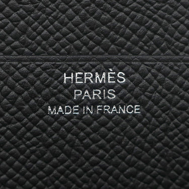 エルメス HERMES ベアンスフレ ブラック ヴォーエプソン 長財布 シルバー金具 新品 未使用 2026年製