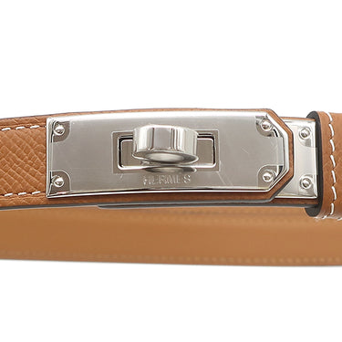 エルメス HERMES ケリー 18 H069853CK37 ゴールド ヴォーエプソン ベルト シルバー金具 新品 未使用 ターンロック スライド調節 2026年製