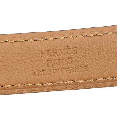 エルメス HERMES ケリー 18 H069853CK37 ゴールド ヴォーエプソン ベルト シルバー金具 新品 未使用 ターンロック スライド調節 2026年製