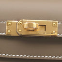 エルメス HERMES ポシェットケリー ミニ エトゥープ ヴォースイフト ハンドバッグ ゴールド金具 新品 未使用 グレージュ 2026年製