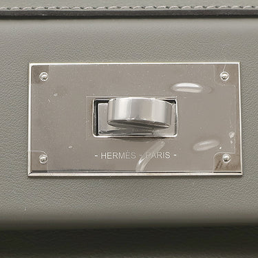 エルメス HERMES サック ヴァンキャトル 24/24 ミニ 21 グリメイヤー エバーカラー スイフト 2WAYバッグ シルバー金具 ショルダー