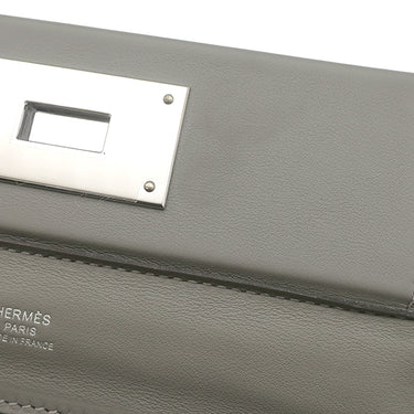 エルメス HERMES サック ヴァンキャトル 24/24 ミニ 21 グリメイヤー エバーカラー スイフト 2WAYバッグ シルバー金具 ショルダー