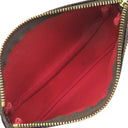 ルイヴィトン LOUIS VUITTON ミニ ポシェット アクセソワール N58009 ダミエエベヌ ダミエキャンバス アクセサリーポーチ ゴールド金具 茶 ポーチ