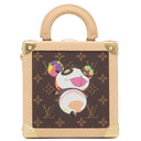 ルイヴィトン LOUIS VUITTON LV×TM ミニ スクエア トランク M20468 モノグラムパンダ モノグラムキャンバス 2WAYバッグ ゴールド金具 村上隆 パンダ