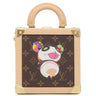 ルイヴィトン LOUIS VUITTON LV×TM ミニ スクエア トランク M20468 モノグラムパンダ モノグラムキャンバス 2WAYバッグ ゴールド金具 村上隆 パンダ