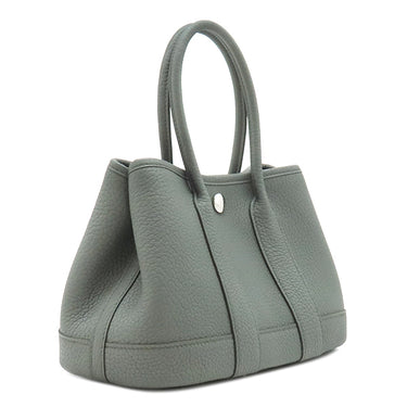 エルメス HERMES ネオ ガーデン23 ヴェールアマンド ネゴンダ ハンドバッグ シルバー金具 未使用 ガーデンパーティー 2025年製