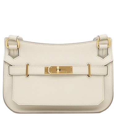 エルメス HERMES ジプシエール ミニ べトン エバーカラー ショルダーバッグ ゴールド金具 白
