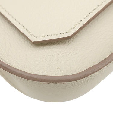 エルメス HERMES ジプシエール ミニ べトン エバーカラー ショルダーバッグ ゴールド金具 白