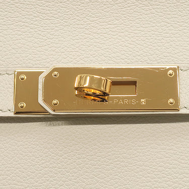 エルメス HERMES ジプシエール ミニ べトン エバーカラー ショルダーバッグ ゴールド金具 白