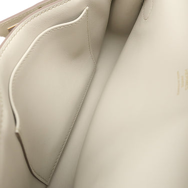 エルメス HERMES ジプシエール ミニ べトン エバーカラー ショルダーバッグ ゴールド金具 白