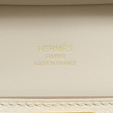 エルメス HERMES ジプシエール ミニ べトン エバーカラー ショルダーバッグ ゴールド金具 白