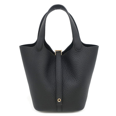 エルメス HERMES ピコタンロック 18 PM ブラック トリヨンクレマンス ハンドバッグ ゴールド金具 新品 未使用 黒 2026年製