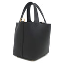 エルメス HERMES ピコタンロック 18 PM ブラック トリヨンクレマンス ハンドバッグ ゴールド金具 新品 未使用 黒 2026年製