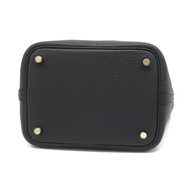 エルメス HERMES ピコタンロック 18 PM ブラック トリヨンクレマンス ハンドバッグ ゴールド金具 新品 未使用 黒 2026年製