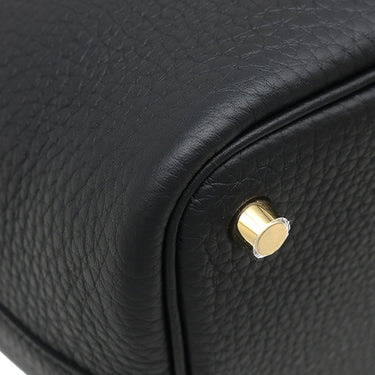 エルメス HERMES ピコタンロック 18 PM ブラック トリヨンクレマンス ハンドバッグ ゴールド金具 新品 未使用 黒 2026年製