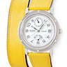 腕時計 エルメス HERMES クリッパー GMT パワーリザーブ CL5.710 自動巻き メンズ ドゥブルトゥール ホワイト アラビア デイト