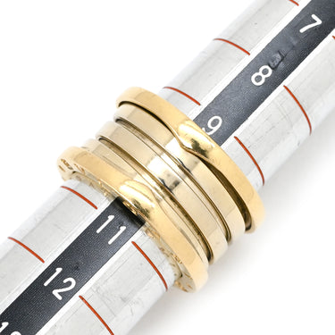 ブルガリ BVLGARI ビーゼロワン B-zero1 4バンドリング イエローゴールドXホワイトゴールド K18YG K18WG #51(JP11) リング 指輪 750 18金 YG WG コンビ 銀座限定 10号