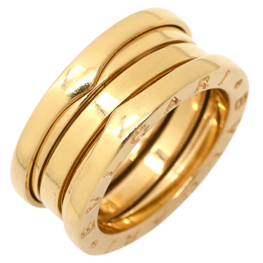 ブルガリ BVLGARI ビーゼロワン B-zero1 3バンド イエローゴールド K18YG #49(JP9) リング 指輪 Au750 18K 18金 8号