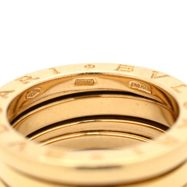 ブルガリ BVLGARI ビーゼロワン B-zero1 3バンド イエローゴールド K18YG #49(JP9) リング 指輪 Au750 18K 18金 8号