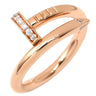 カルティエ Cartier ジュストアンクル ダイヤ B4094800 ピンクゴールド K18PG ダイヤモンド #50(JP10) リング 指輪 750 18K PG クラシックモデル 10号