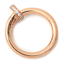 カルティエ Cartier ジュストアンクル ダイヤ B4094800 ピンクゴールド K18PG ダイヤモンド #50(JP10) リング 指輪 750 18K PG クラシックモデル 10号