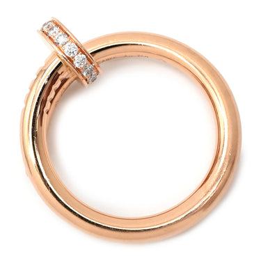 カルティエ Cartier ジュストアンクル ダイヤ B4094800 ピンクゴールド K18PG ダイヤモンド #50(JP10) リング 指輪 750 18K PG クラシックモデル 10号