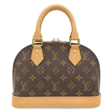 ルイヴィトン LOUIS VUITTON アルマ BB M53152 モノグラム モノグラムキャンバス 2WAYバッグ ゴールド金具 茶 ショルダー ハンドバッグ