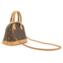 ルイヴィトン LOUIS VUITTON アルマ BB M53152 モノグラム モノグラムキャンバス 2WAYバッグ ゴールド金具 茶 ショルダー ハンドバッグ