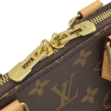 ルイヴィトン LOUIS VUITTON アルマ BB M53152 モノグラム モノグラムキャンバス 2WAYバッグ ゴールド金具 茶 ショルダー ハンドバッグ