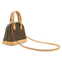 ルイヴィトン LOUIS VUITTON アルマ BB M53152 モノグラム モノグラムキャンバス 2WAYバッグ ゴールド金具 茶 ショルダー ハンドバッグ