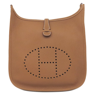 エルメス HERMES エヴリン3 PM 29 ゴールド トリヨンクレマンス ショルダーバッグ シルバー金具 エブリン 2024年製