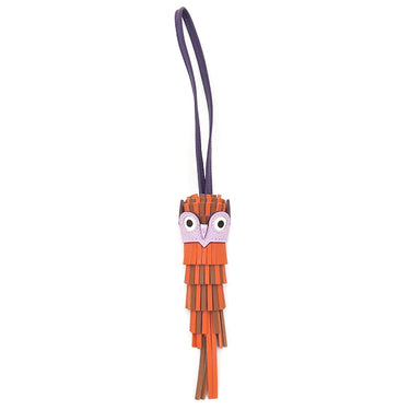 エルメス HERMES シュエット フー×ゴールド×パープル×ギモーヴ×ホワイト ヴォースイフト アニョーミロ バッグチャーム 新品 未使用 フクロウ 2026年製