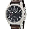 腕時計 IWC IWC パイロットウォッチ クロノグラフ IW371701 自動巻き メンズ ブラック デイデイト スモールセコンド
