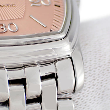 腕時計 オメガ OMEGA デ ヴィル プレステージ ジャンピングアワー 4553.61 自動巻き メンズ レディース トノウ ピンク カッパー
