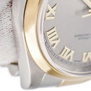 腕時計 ロレックス ROLEX デイトジャスト 36 16203 Y番 自動巻き メンズ Y番 K18YGxSS コンビ グレー サンレイ ローマン