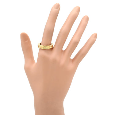 ブルガリ BVLGARI ビーゼロワン B-zero1 リング XS イエローゴールド K18YG #58(JP18) リング 指輪 Au750 18K 18金 1バンド 17.5号