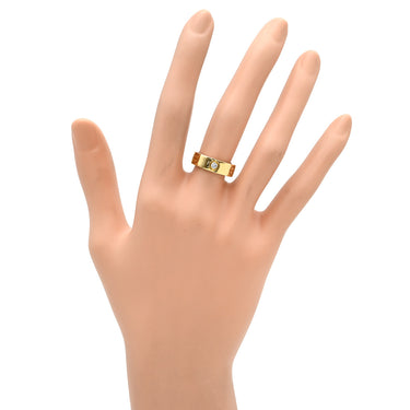 カルティエ Cartier ラブリング ハーフダイヤ B4032400 イエローゴールド K18YG ダイヤモンド #49(JP9) リング 指輪 クラシックモデル LOVE Ring 750 18K 3粒 3石 9号