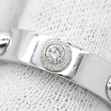 ルイヴィトン LOUIS VUITTON プティット バーグ クルー 1P ダイヤ ホワイトゴールド K18WG ダイヤモンド リング 指輪 10号