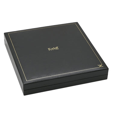 コルロフ Korloff エナメル ダイヤ グリーン ×イエローゴールド K18YG ダイヤモンド エナメル ネックレス 緑 Korloff Au750 18K 18金 プリンセスカット ブリリアントカット