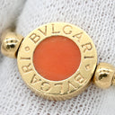 ブルガリ BVLGARI ブルガリブルガリ フリップ ブラック×イエローゴールド K18YG オニキス 珊瑚 リング 指輪 Au750 18K オニキス 珊瑚 10号