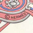 エルメス HERMES カレ70 ヴィオリンヌ ×グリペルル×イエロー シルク スカーフ 【 PALONNIERS /パロニエ】