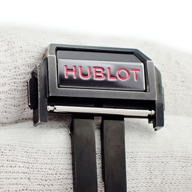 ウブロ HUBLOT 純正 Dバックル ブラック チタン セラミック 腕時計パーツ バックル クラスプ 22mm幅対応 チタン チタニウム セラミック ブラック PVD コーティング