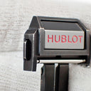 ウブロ HUBLOT 純正 Dバックル ブラック チタン セラミック 腕時計パーツ バックル クラスプ 22mm幅対応 チタン チタニウム セラミック ブラック PVD コーティング