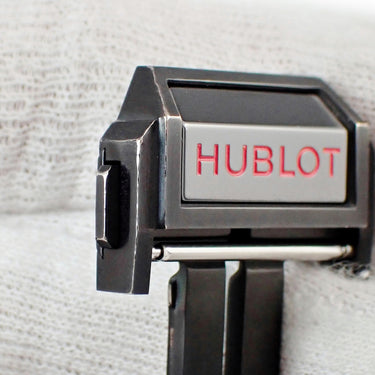 ウブロ HUBLOT 純正 Dバックル ブラック チタン セラミック 腕時計パーツ バックル クラスプ 22mm幅対応 チタン チタニウム セラミック ブラック PVD コーティング