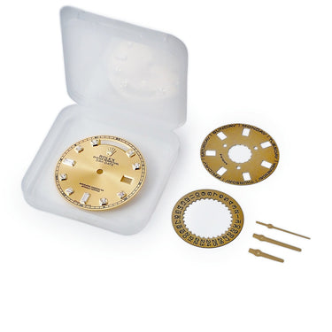 ロレックス ROLEX 純正 デイデイト 118238A用 ダイアル シャンパンゴールド ステンレススチール 純正ダイヤモンド 腕時計パーツ ダイヤインデックス 3針 文字盤 カレンダーディスク シャンパンゴールド